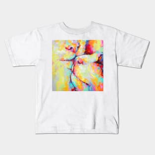 Conceptual abstract picture of cats. Kids T-Shirt